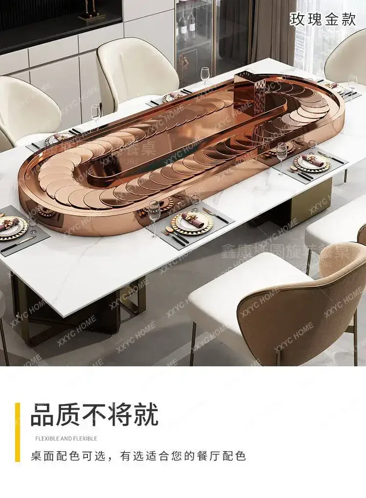 M178 M178 Oval stainless steel electric conveyor belt rotating table for home dining
M178 M178 Oval stainless steel electric conveyor belt rotating table for home dining
