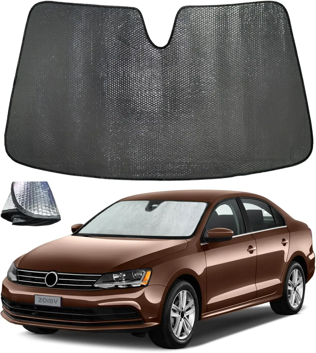 Windshield Sun Shade for VW Jetta 2011-2018 - 5-Layer Bubble Foldable
Windshield Sun Shade for VW Jetta 2011-2018 - 5-Layer Bubble Foldable