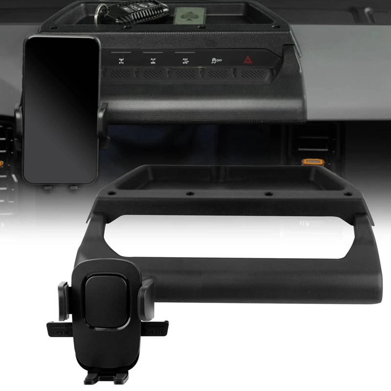 Dashboard Phone Holder Storage Tray Adjustable Center Console Dash For Ford Bronco 2021-2023
Dashboard Phone Holder Storage Tray Adjustable Center Console Dash For Ford Bronco 2021-2023