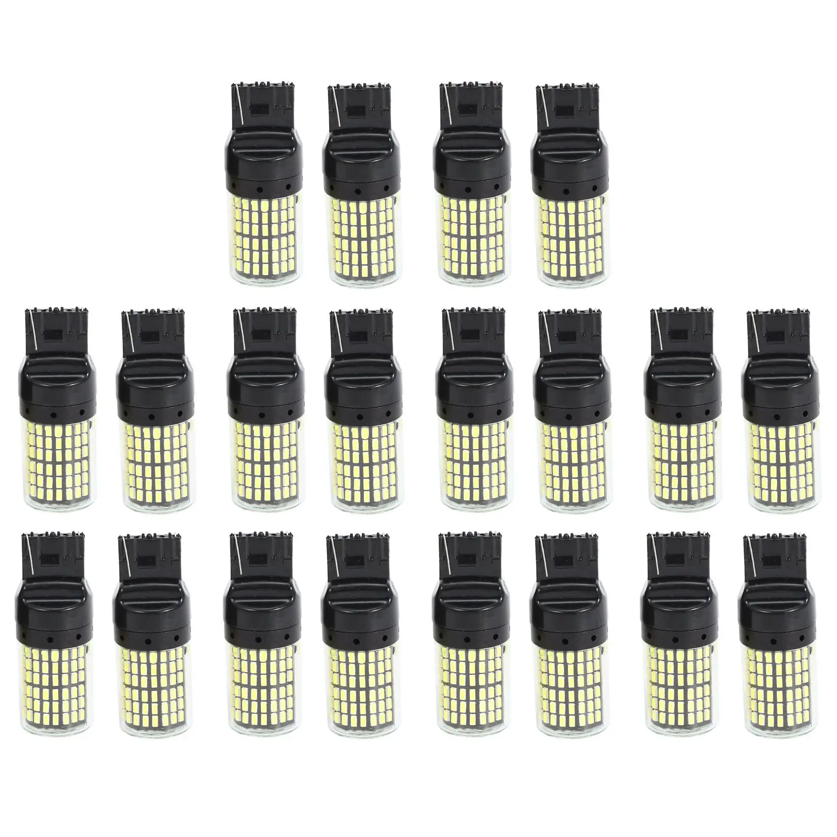 20Pcs Super Bright Canbus T20 7440 W21W Wy21w 144-Smd Reverse Light Turn Signal Light,Black Shell (White Light)
20Pcs Super Bright Canbus T20 7440 W21W Wy21w 144-Smd Reverse Light Turn Signal Light,Black Shell (White Light)