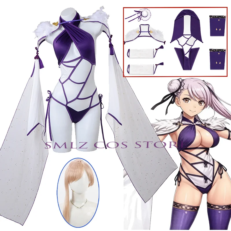 Anime FGO Fate Cosplay Miyamoto Musashi Costume Woman Sexy Bikini Uniform Prop Wig Set Halloween PartyPlay Outfit
Anime FGO Fate Cosplay Miyamoto Musashi Costume Woman Sexy Bikini Uniform Prop Wig Set Halloween PartyPlay Outfit