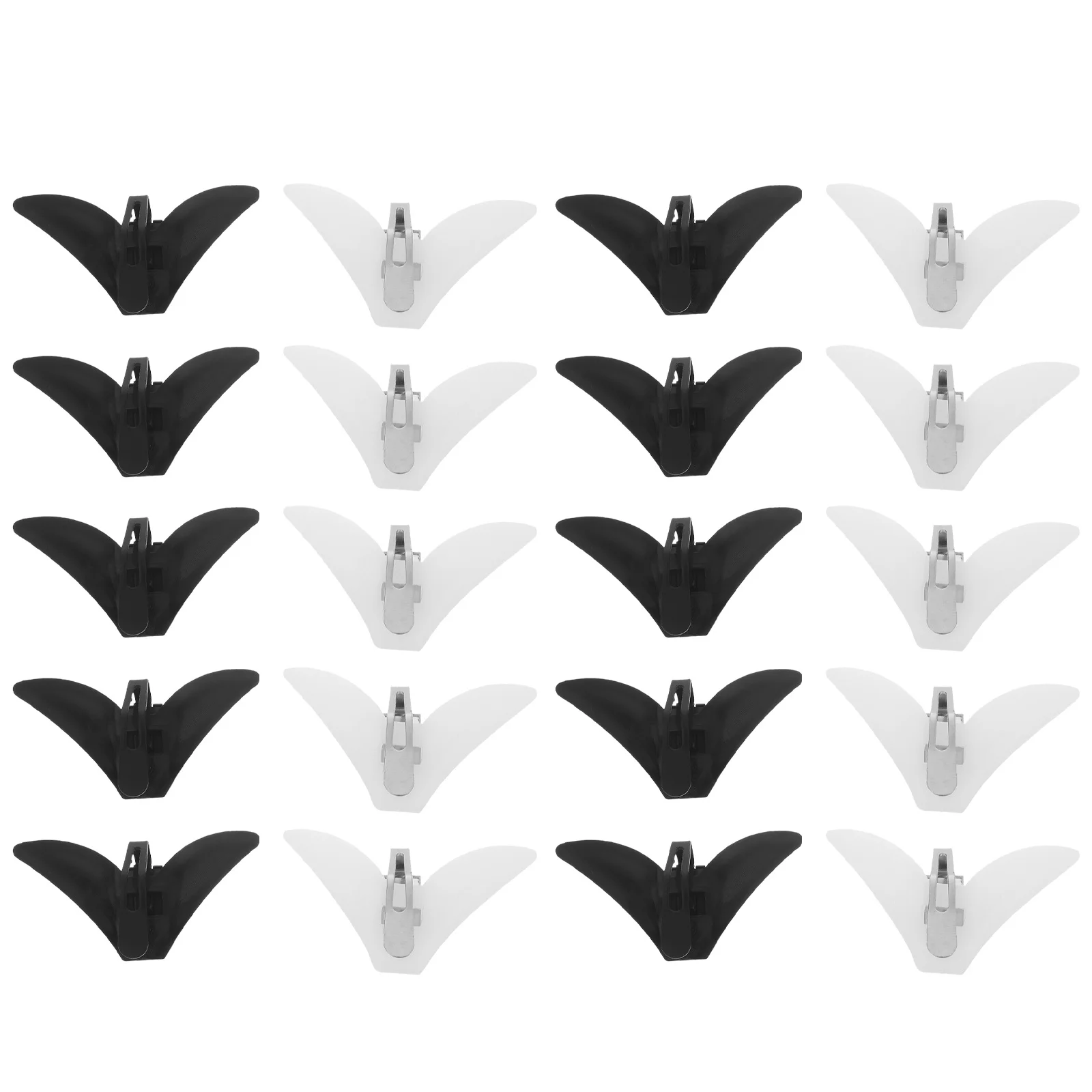 20pcs Plastic Tie Clips For Men Metal Clip-On Fastener Hardware Diy Bow Ties Stylish Necktie Holder Clips Wedding Banquet Office
20pcs Plastic Tie Clips For Men Metal Clip-On Fastener Hardware Diy Bow Ties Stylish Necktie Holder Clips Wedding Banquet Office