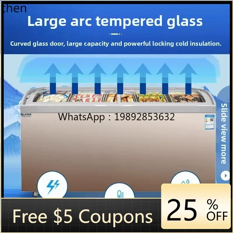 BX commercial horizontal glass door display cabinet convenience store refrigerated and frozen single temperature
BX commercial horizontal glass door display cabinet convenience store refrigerated and frozen single temperature