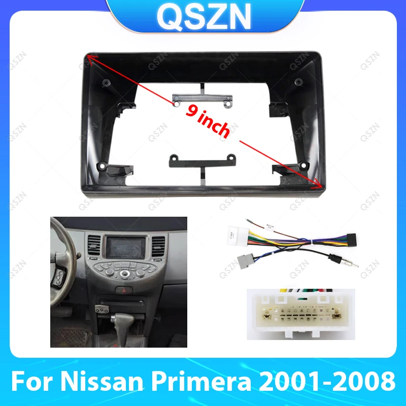 QSZN For Nissan Primera 2001 -2008 Car Radio Android MP5 Player Stereo Casing Frame 2Din Head Unit Fascia Dash Cover Kit
QSZN For Nissan Primera 2001 -2008 Car Radio Android MP5 Player Stereo Casing Frame 2Din Head Unit Fascia Dash Cover Kit