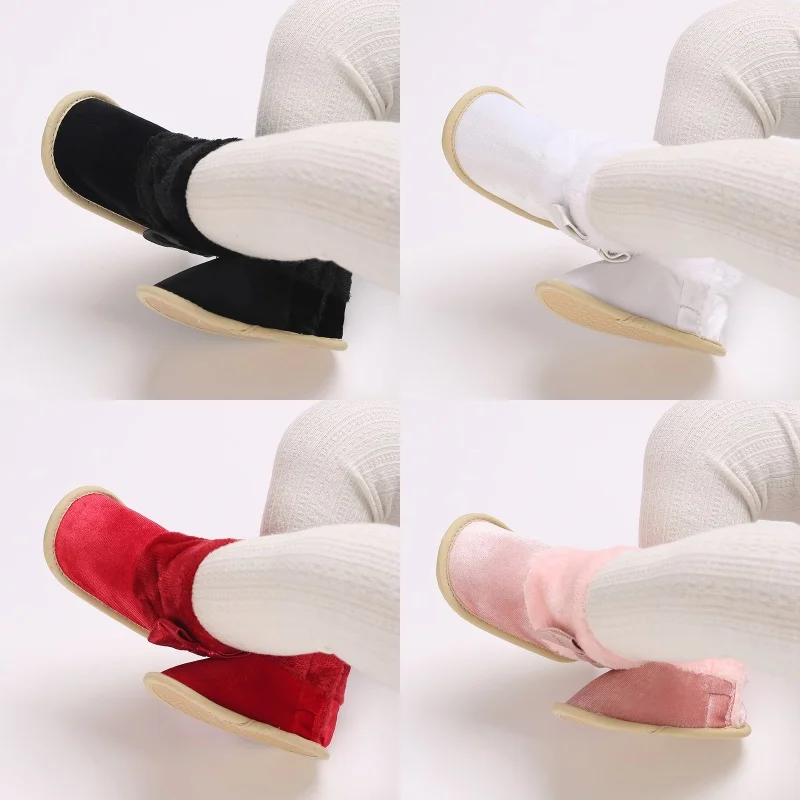 Winter 0-18M Newborn Baby Shoes Baby Boots With Bow Decoration Cotton Soft And Comfortable Winter Warm Baby Shoes
Winter 0-18M Newborn Baby Shoes Baby Boots With Bow Decoration Cotton Soft And Comfortable Winter Warm Baby Shoes