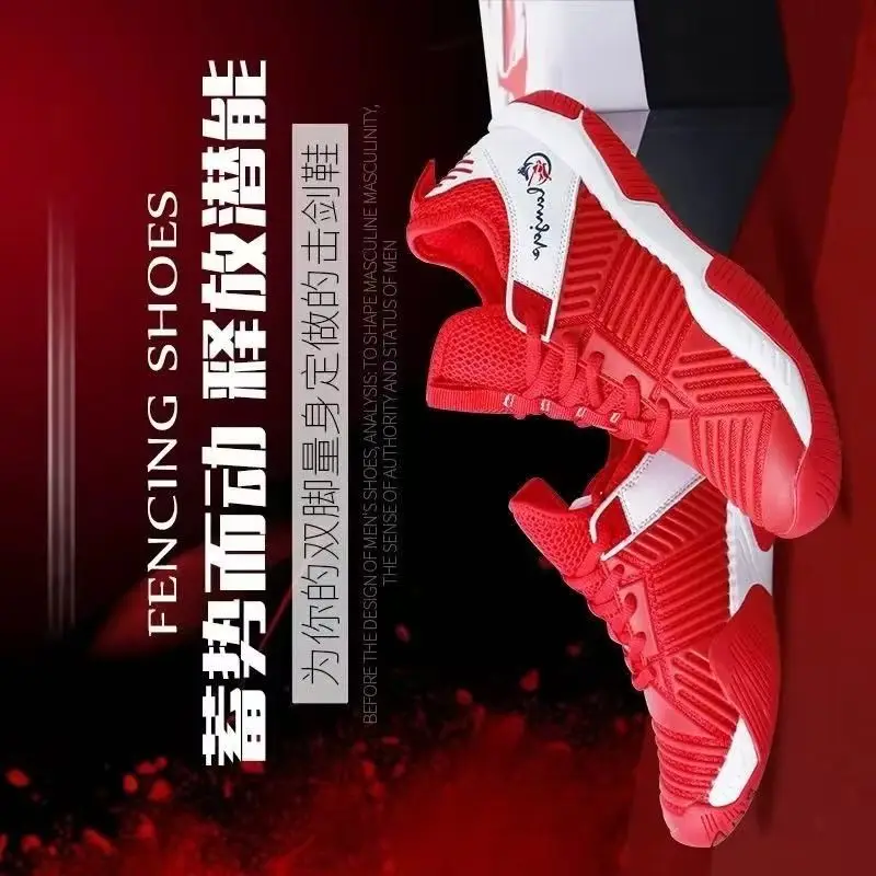 2025 New Autumn Fencing Shoes Couples Brand Designer Sport Sneakers Man Women Gym Training Shoes Hard-Wearing Fencing Shoe
2025 New Autumn Fencing Shoes Couples Brand Designer Sport Sneakers Man Women Gym Training Shoes Hard-Wearing Fencing Shoe