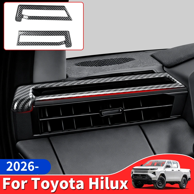 For Toyota Hilux Pickup Truck 2026 Air Vent Outlet Cover Left Right Side ABS Plastic Trim Accessories Car Interior Styling Parts
For Toyota Hilux Pickup Truck 2026 Air Vent Outlet Cover Left Right Side ABS Plastic Trim Accessories Car Interior Styling Parts
