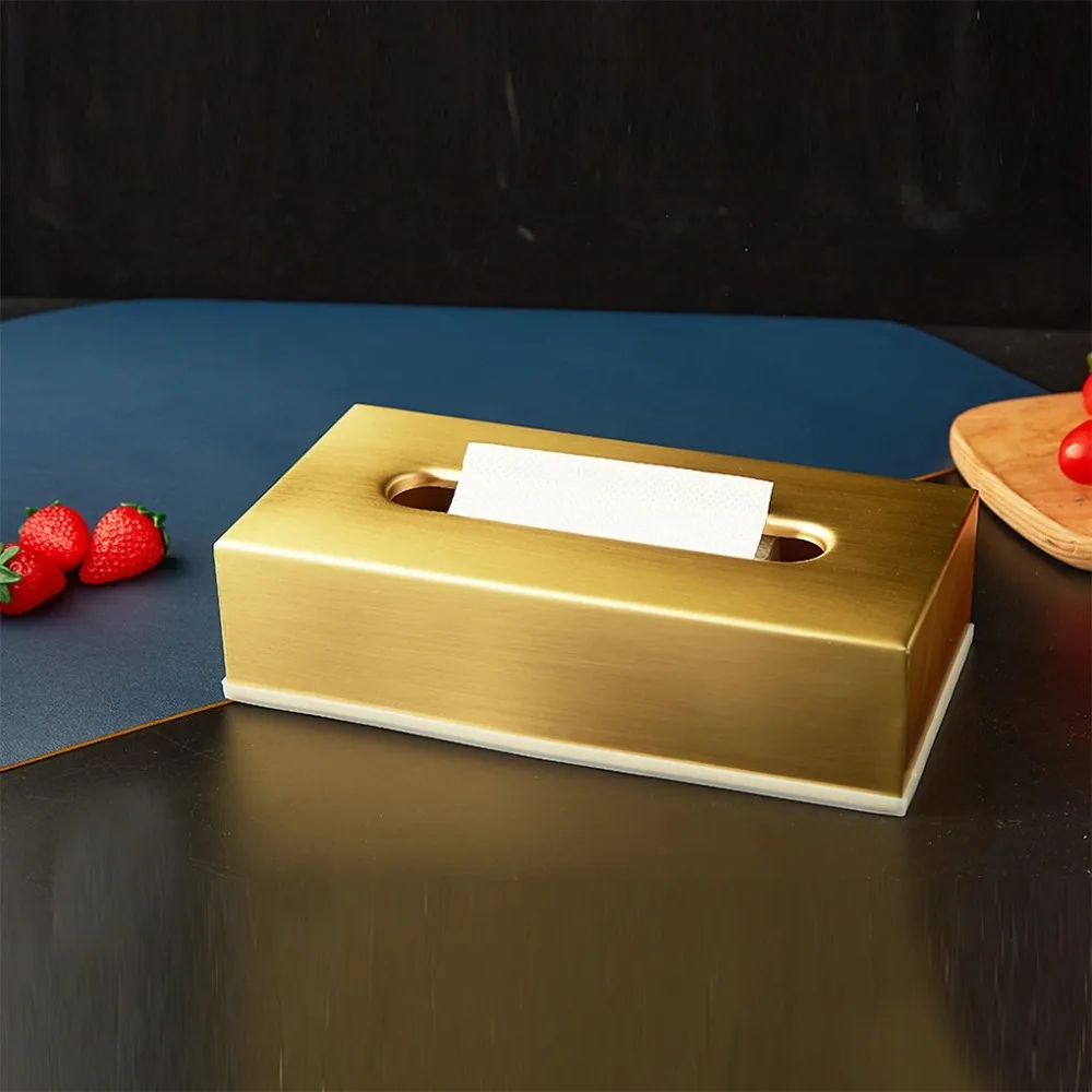 Stainless Steel Versatile Tissue Box Home Living Room Gold Light Luxury Style Ins Napkin Box Suitable for Room Home or Office
Stainless Steel Versatile Tissue Box Home Living Room Gold Light Luxury Style Ins Napkin Box Suitable for Room Home or Office