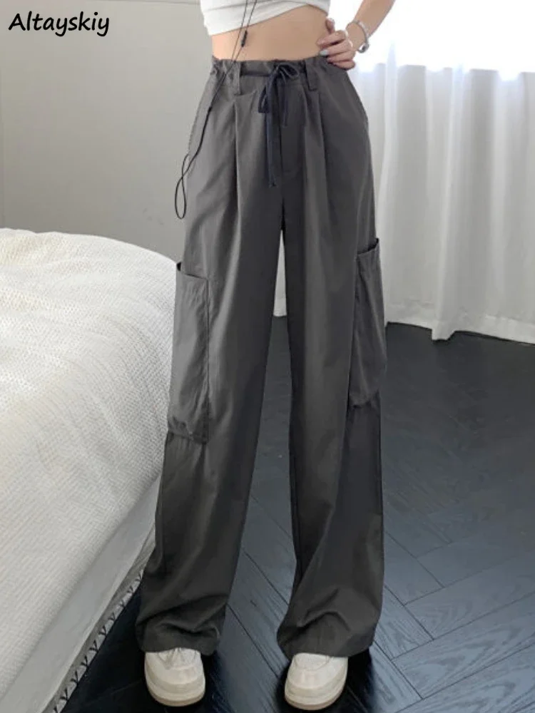 Брюки женские, простые, свободные, уличная одежда, универсальные, длиной до пола, Harajuku, для отдыха, плиссированные, в японском стиле, индивидуальные, модные для студентов
Брюки женские, простые, свободные, уличная одежда, универсальные, длиной до пола, Harajuku, для отдыха, плиссированные, в японском стиле, индивидуальные, модные для студентов