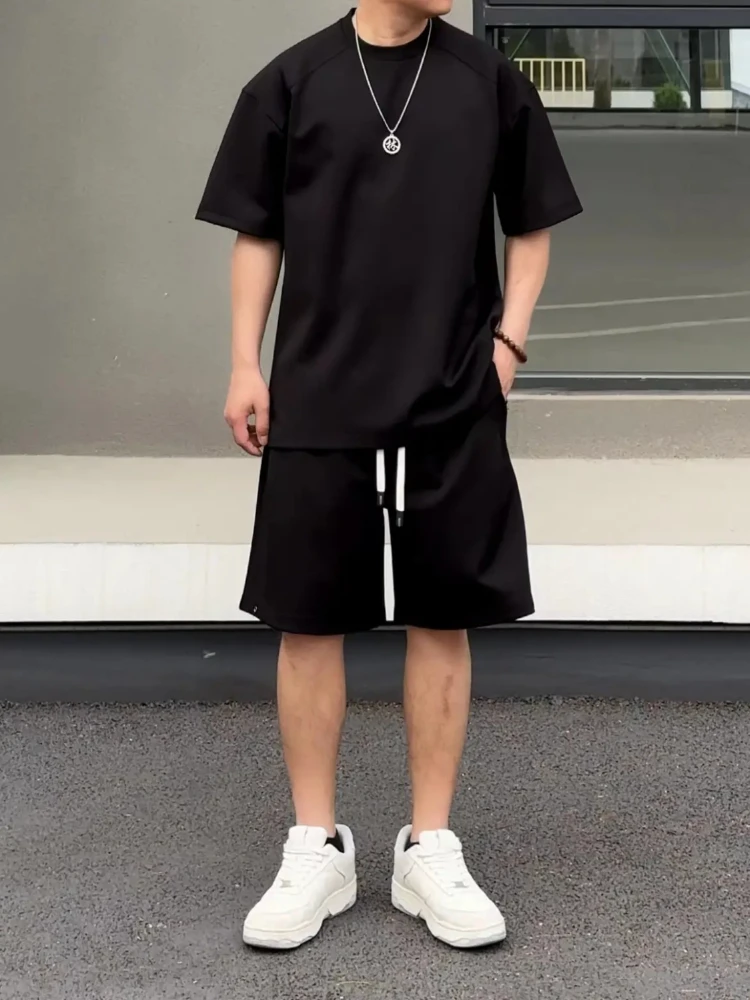 2026 Summer Men Solid Plain Athletic Suit Oversized Couple Matching Short Sleeve T Shirt and Shorts Set
2026 Summer Men Solid Plain Athletic Suit Oversized Couple Matching Short Sleeve T Shirt and Shorts Set