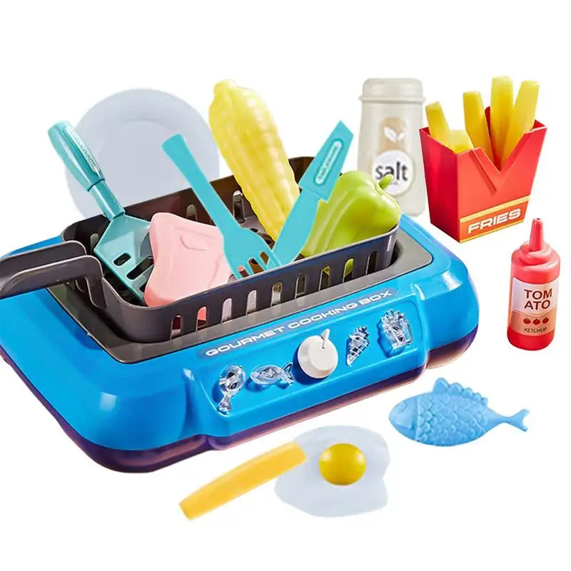 Kids Cooking Toys Kids Kitchen Gourmet Pretend Box Toy Reusable Kitchen Pretend Play Accessories Toys For Kids 3 Years Old And
Kids Cooking Toys Kids Kitchen Gourmet Pretend Box Toy Reusable Kitchen Pretend Play Accessories Toys For Kids 3 Years Old And