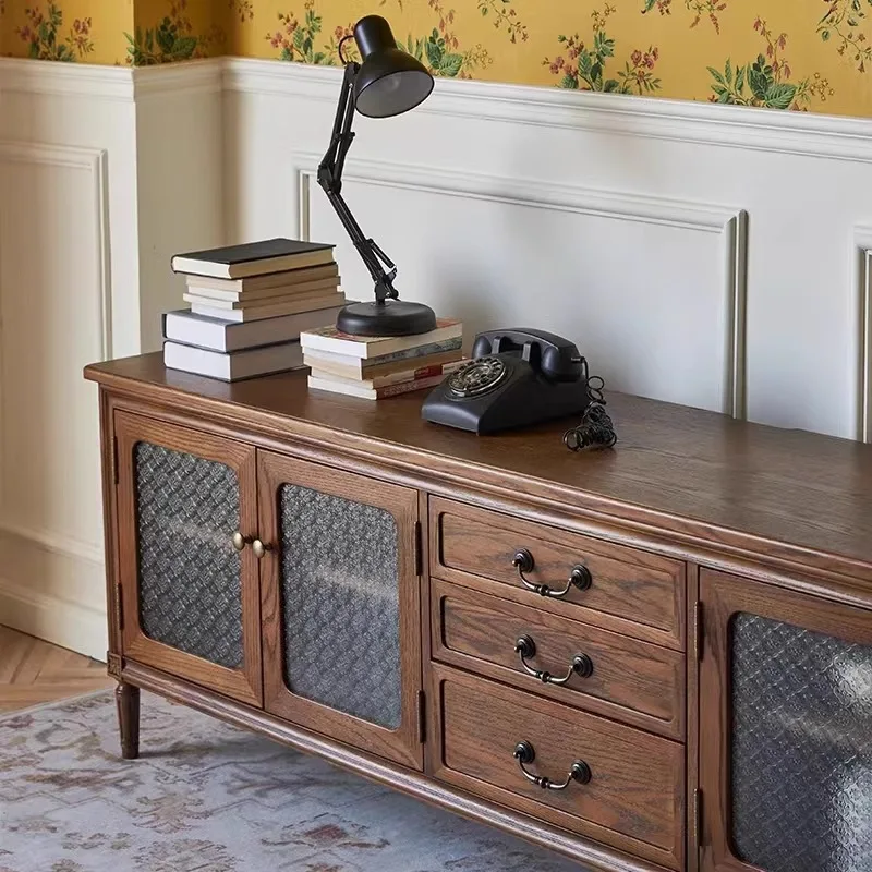 Retro living room wall-mounted floor-to-ceiling audio-visual cabinet All solid wood locker Video cabinet
Retro living room wall-mounted floor-to-ceiling audio-visual cabinet All solid wood locker Video cabinet