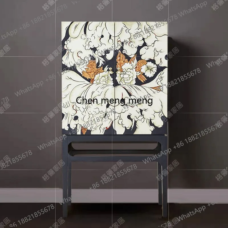 Designer American hand-painted entrance cabinet storage decorative cabinet high-end living room TV side cabinet
Designer American hand-painted entrance cabinet storage decorative cabinet high-end living room TV side cabinet
