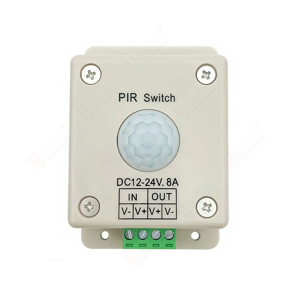 12V 24V 8A PIR Motion Sensor Switch DC 12-24V Infrared IR Body Photosensitive Control Detect On Off Switch Aisle Indoor Switch
12V 24V 8A PIR Motion Sensor Switch DC 12-24V Infrared IR Body Photosensitive Control Detect On Off Switch Aisle Indoor Switch