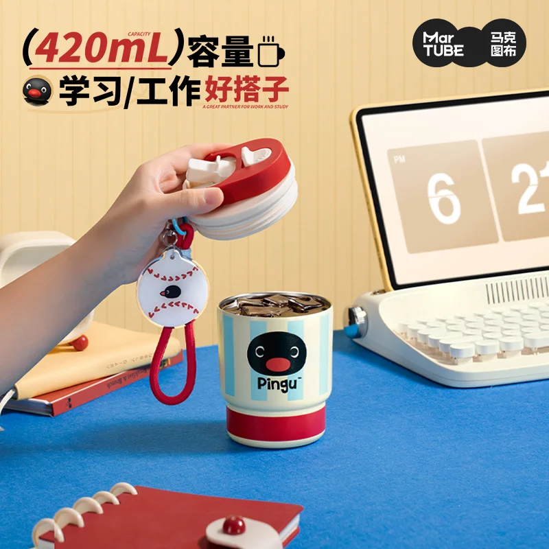 Kawaii Pingu 420ml Stainless Steel Thermos Cup Cute Cartoon Large Capacity Portable Travel Car Water Coffee Cup Gifts
Kawaii Pingu 420ml Stainless Steel Thermos Cup Cute Cartoon Large Capacity Portable Travel Car Water Coffee Cup Gifts