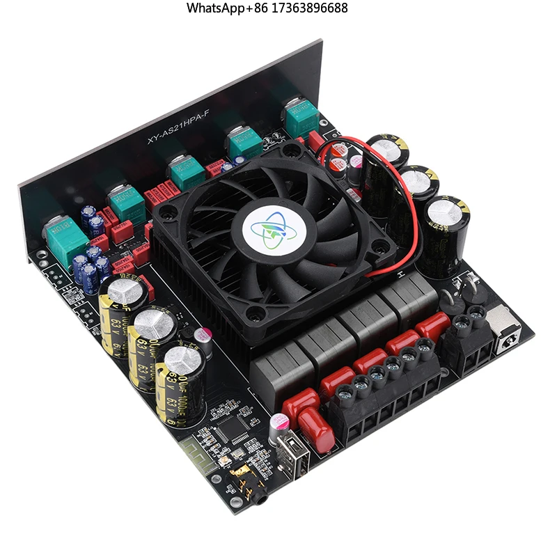 Digital Amplifier Board 300W*2+600W Heavy Bass 2.1 Channel Imported TPA3255 Chip AS21HPA
Digital Amplifier Board 300W*2+600W Heavy Bass 2.1 Channel Imported TPA3255 Chip AS21HPA