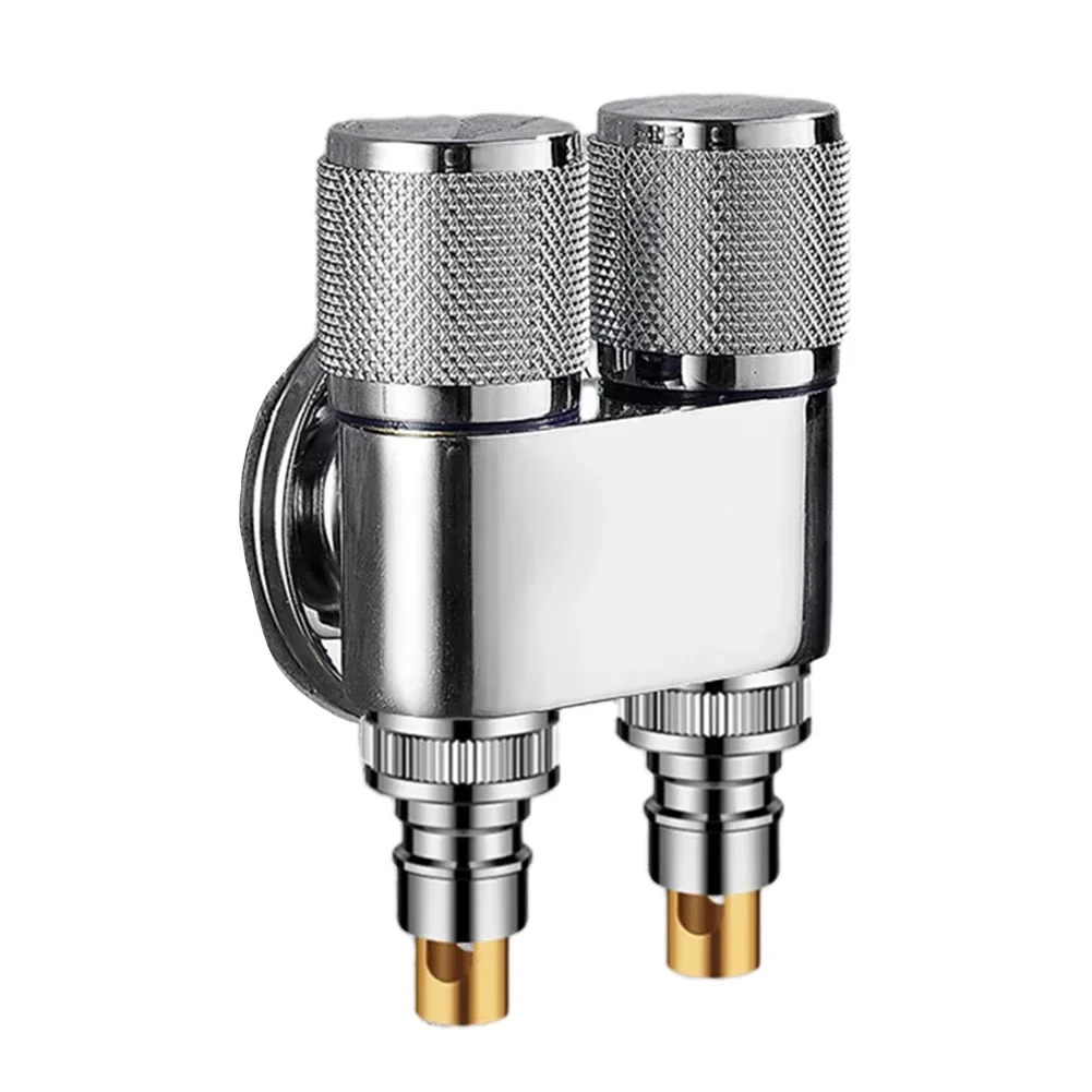 1pcs G1/2 Double Control Angle Valve Bathroom Toilet Washing Machine 2Way Angle Valve Alloy 10*6*5cm Washing Machine Faucet
1pcs G1/2 Double Control Angle Valve Bathroom Toilet Washing Machine 2Way Angle Valve Alloy 10*6*5cm Washing Machine Faucet