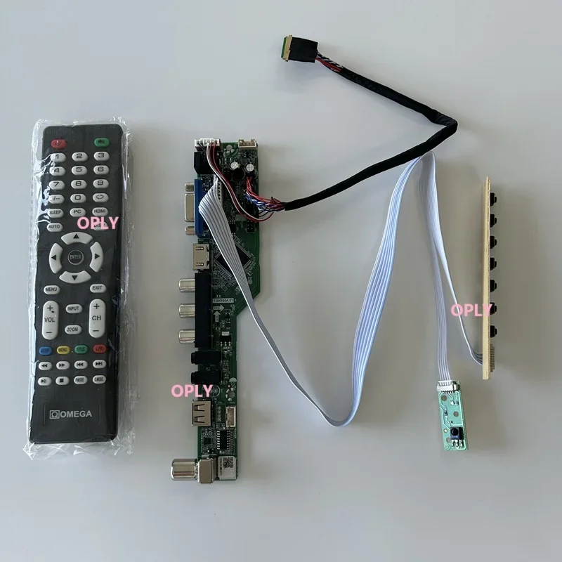 TV Controller board kit for B156HTN01 B156HTN02 B156HTN03 1920X1080 15.6" HDMI-compatible RF USB AV VGA Audio LED Screen monitor
TV Controller board kit for B156HTN01 B156HTN02 B156HTN03 1920X1080 15.6" HDMI-compatible RF USB AV VGA Audio LED Screen monitor