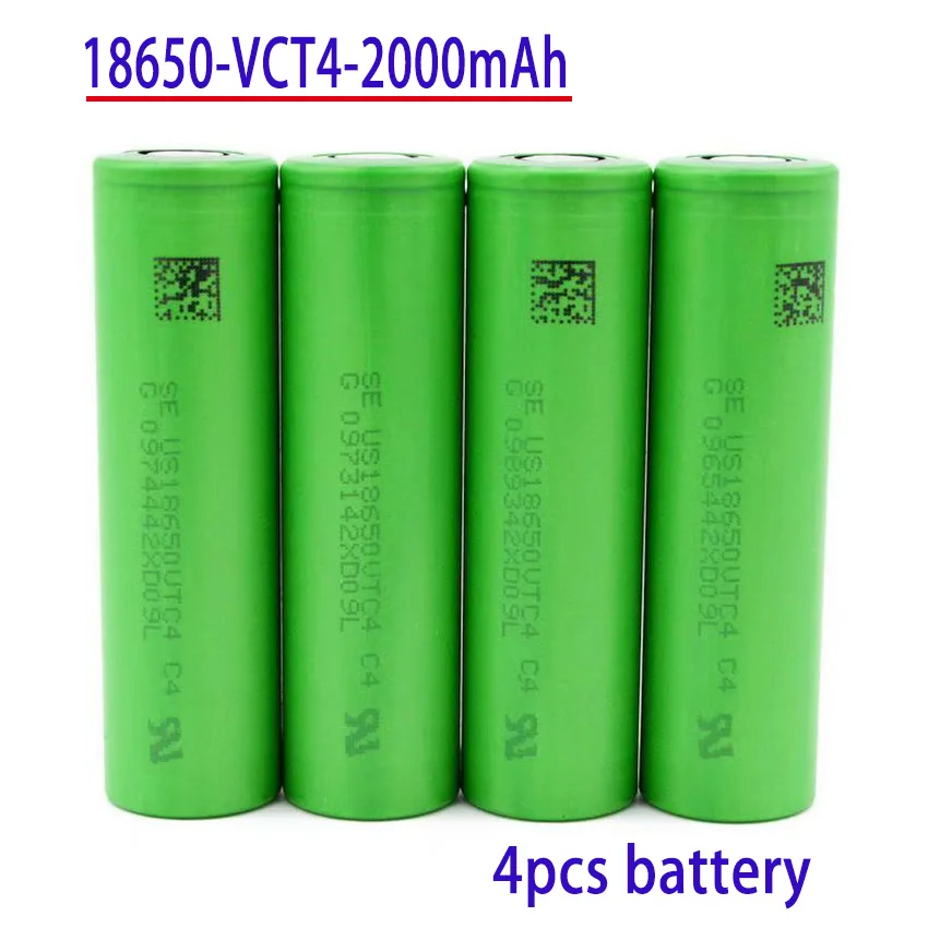100% New Original 3.7V 2000mAh Li Ion Rechargeable 18650 Battery for US18650 VCT4 20A 2000mah for Sony Toys Tools Flashlight
100% New Original 3.7V 2000mAh Li Ion Rechargeable 18650 Battery for US18650 VCT4 20A 2000mah for Sony Toys Tools Flashlight