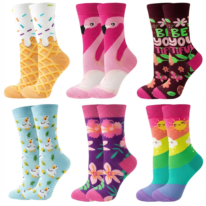 Women Colourful fun Socks,Ladies Crew Cute Combed cotton animal cat flowers fruit socks
Women Colourful fun Socks,Ladies Crew Cute Combed cotton animal cat flowers fruit socks