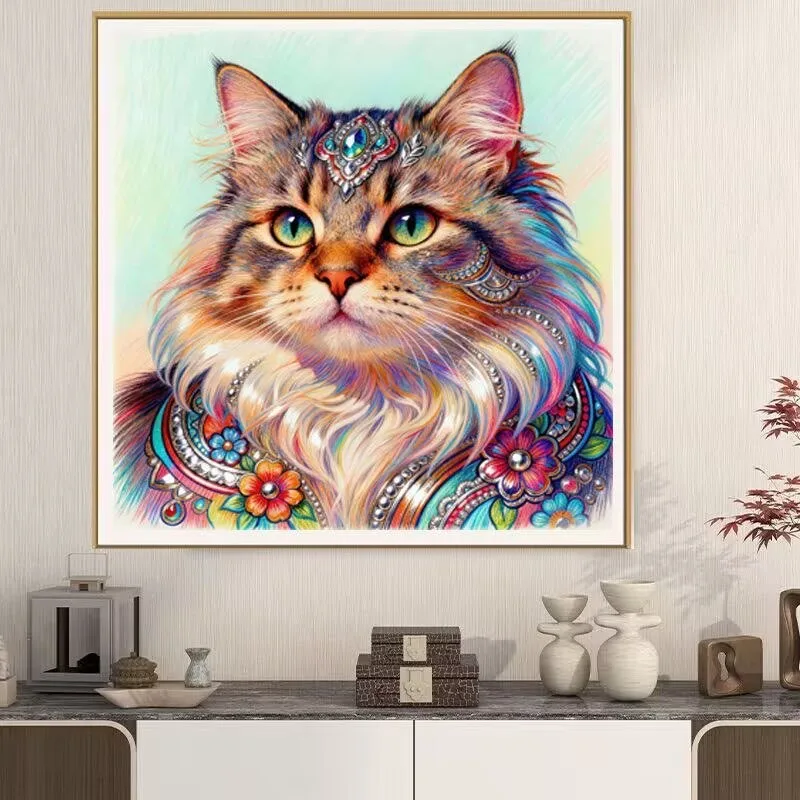 9CT 11CT Cat Embroidery DIY Chinese Style Printed Kits Cross Stitch Thread Needlework Sets Home Crafts
9CT 11CT Cat Embroidery DIY Chinese Style Printed Kits Cross Stitch Thread Needlework Sets Home Crafts