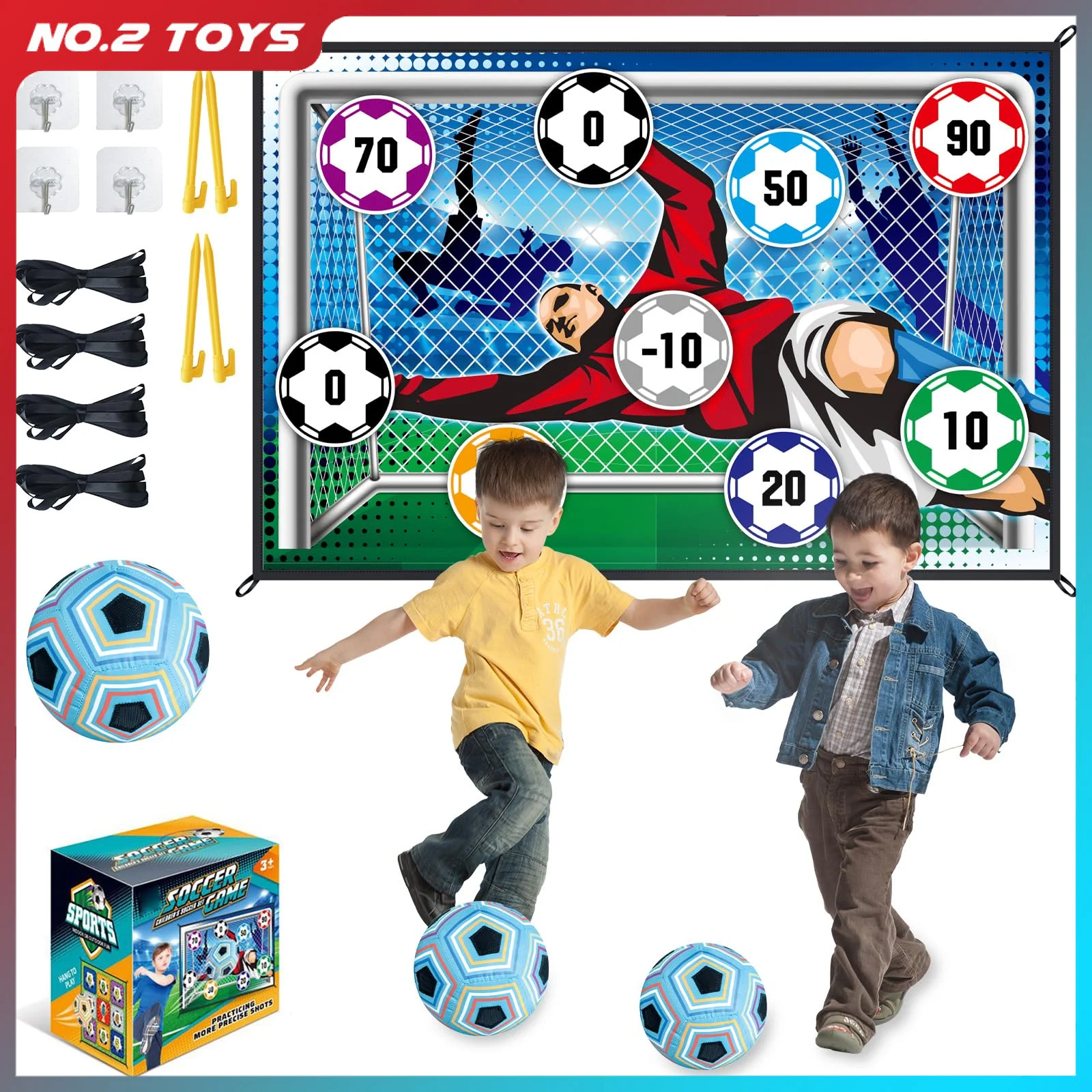 150 см набор футбольных игровых ковриков, футбольная тренировочная игрушка, уличная многопользовательская игра в помещении, конкурентоспособная футбольная игра, детские спортивные игрушки, подарки для мальчиков
150 см набор футбольных игровых ковриков, футбольная тренировочная игрушка, уличная многопользовательская игра в помещении, конкурентоспособная футбольная игра, детские спортивные игрушки, подарки для мальчиков