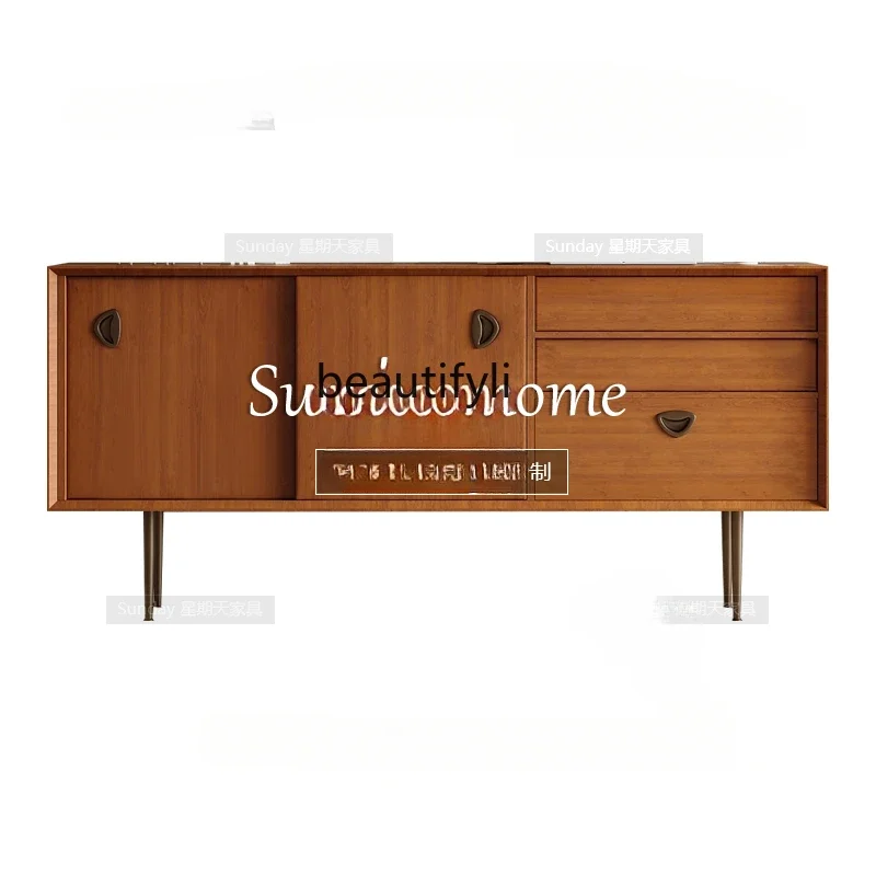 B6 Nordic wood color TV cabinet, medieval dining side cabinet in living room, simple retro tea cabinet
B6 Nordic wood color TV cabinet, medieval dining side cabinet in living room, simple retro tea cabinet