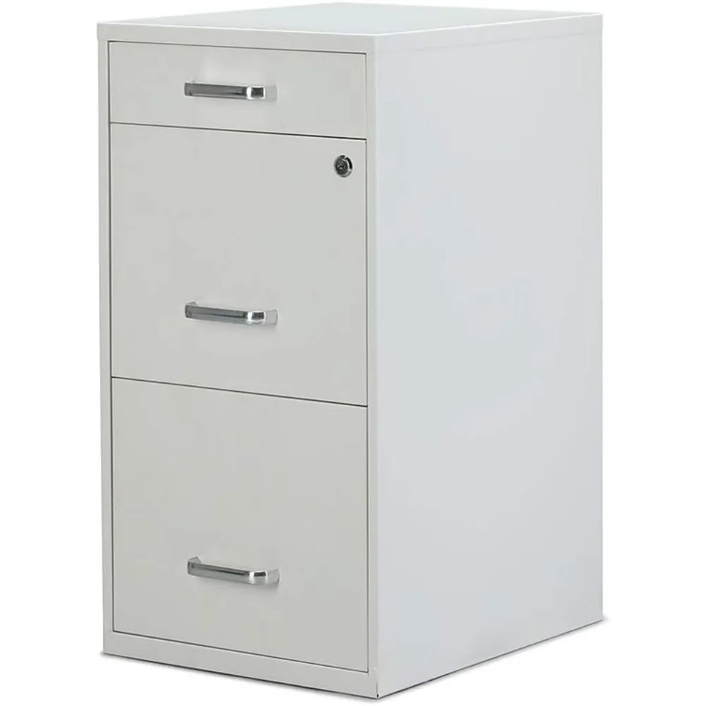 3-Drawer Vertical File Cabinet, Letter Size Documents, Lockable & Mobile, 18.9" D x 14.3" W x 26.9" H
3-Drawer Vertical File Cabinet, Letter Size Documents, Lockable & Mobile, 18.9" D x 14.3" W x 26.9" H