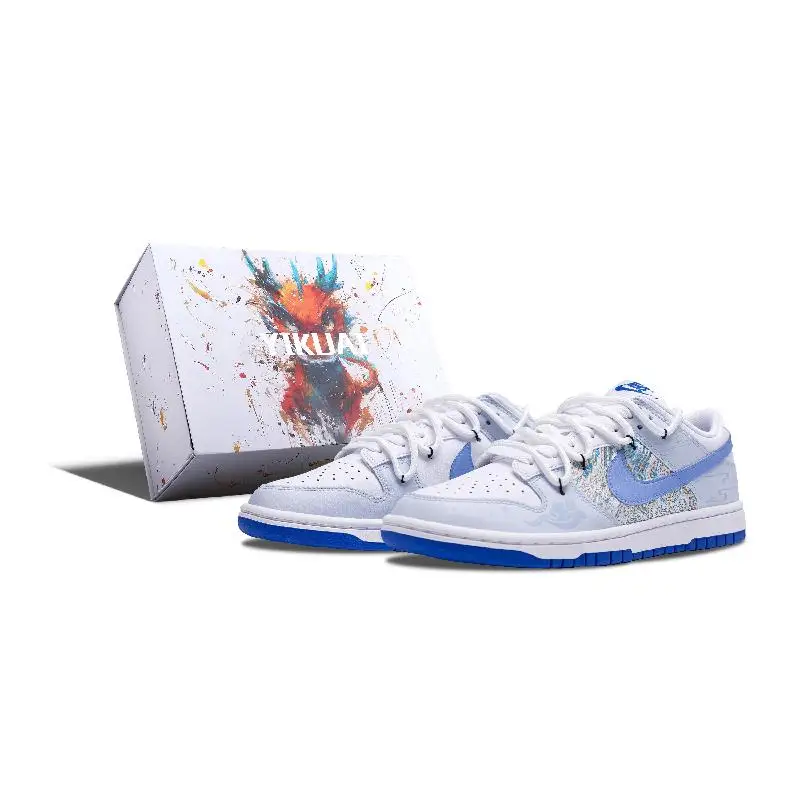 【Настроить】Nike Dunk Обувь для скейтбординга Мужские низкие серые/белые/синие кроссовки DV0831-104
【Настроить】Nike Dunk Обувь для скейтбординга Мужские низкие серые/белые/синие кроссовки DV0831-104