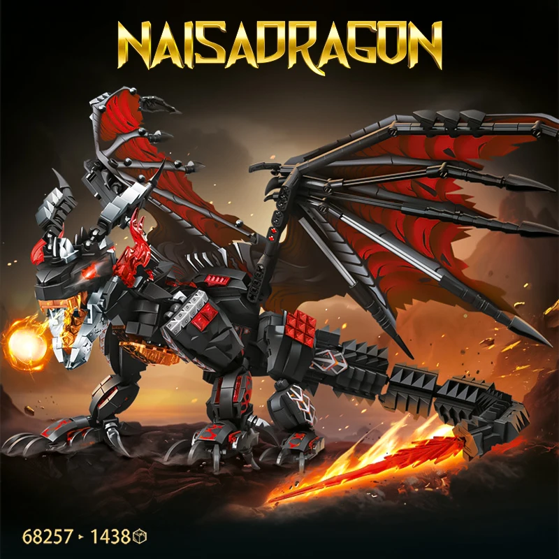 2025 Magic Monster Phantom Ice Flame Dragon игрушка Ниндзя Мороз Гигантский Дракон сборочные блоки для мальчика 8-летний динозавр 68257
2025 Magic Monster Phantom Ice Flame Dragon игрушка Ниндзя Мороз Гигантский Дракон сборочные блоки для мальчика 8-летний динозавр 68257