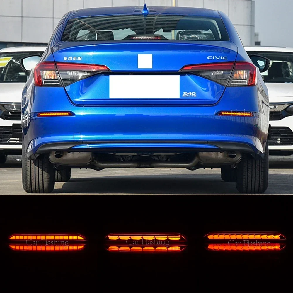 Новый! Автомобильный светодиодный отражатель заднего бампера для Honda Civic Hatchback 2021 2022 2023, сигнальная лампа тормоза, указатель поворота, автомобильные аксессуары
Новый! Автомобильный светодиодный отражатель заднего бампера для Honda Civic Hatchback 2021 2022 2023, сигнальная лампа тормоза, указатель поворота, автомобильные аксессуары