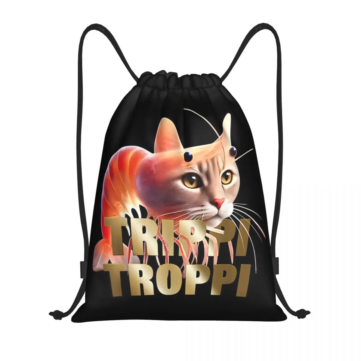 Trippi Troppi Cat Italian Brainrot Meme Drawstring Backpack Sports Gym Bag String Sackpack for Hiking
Trippi Troppi Cat Italian Brainrot Meme Drawstring Backpack Sports Gym Bag String Sackpack for Hiking
