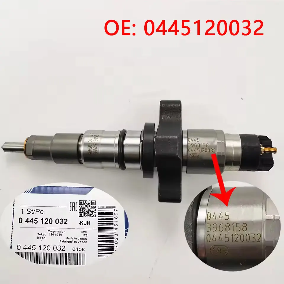 0445120032 Diesel Injector Nozzle 0986435505 for Bosch CUMMINS LSB Engine 5263316 5135790AD
0445120032 Diesel Injector Nozzle 0986435505 for Bosch CUMMINS LSB Engine 5263316 5135790AD