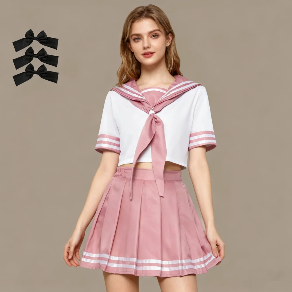 Anime Fate/Apocrypha Astolfo cosplay costume female student school uniform Halloween Christmas sailor JK uniform set
Anime Fate/Apocrypha Astolfo cosplay costume female student school uniform Halloween Christmas sailor JK uniform set
