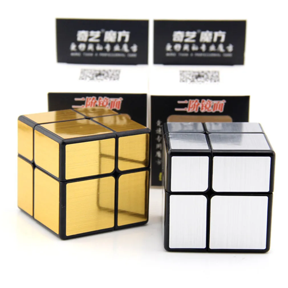 QiYi Mofangge Mirror Cube 2x2 Unequal Magic Cube Speed Puzzle Educational Toys Gift For Children Silver/Golden Version
QiYi Mofangge Mirror Cube 2x2 Unequal Magic Cube Speed Puzzle Educational Toys Gift For Children Silver/Golden Version