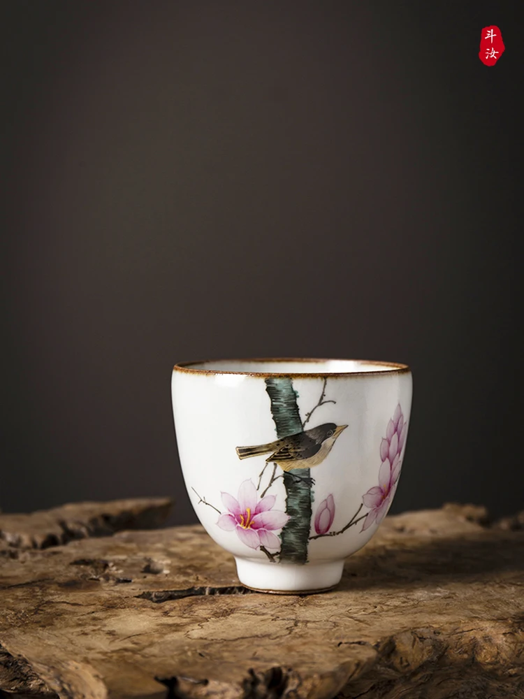Hand-Painted Cerc Tea Cup Jingdezhen Flower And Bird Owner Cup High-End Can Be Cultivated Large Fem Sle Chinese Tradi...
Hand-Painted Cerc Tea Cup Jingdezhen Flower And Bird Owner Cup High-End Can Be Cultivated Large Fem Sle Chinese Tradi...