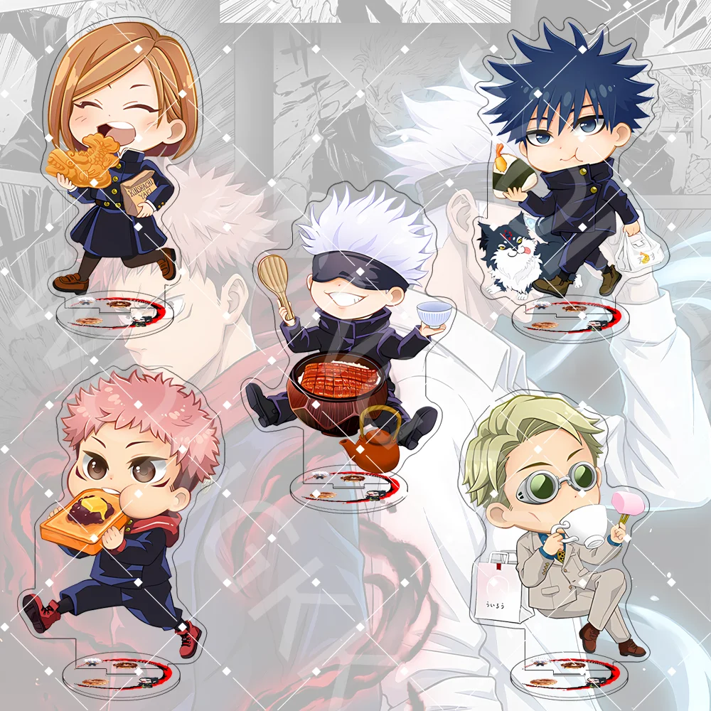 Anime Jujutsu Kaisen 10CM Acrylic Stand keychain Anime Stand Yuji Itadori Satoru Gojo Office Desk Decor Room Cosplay Gift
Anime Jujutsu Kaisen 10CM Acrylic Stand keychain Anime Stand Yuji Itadori Satoru Gojo Office Desk Decor Room Cosplay Gift