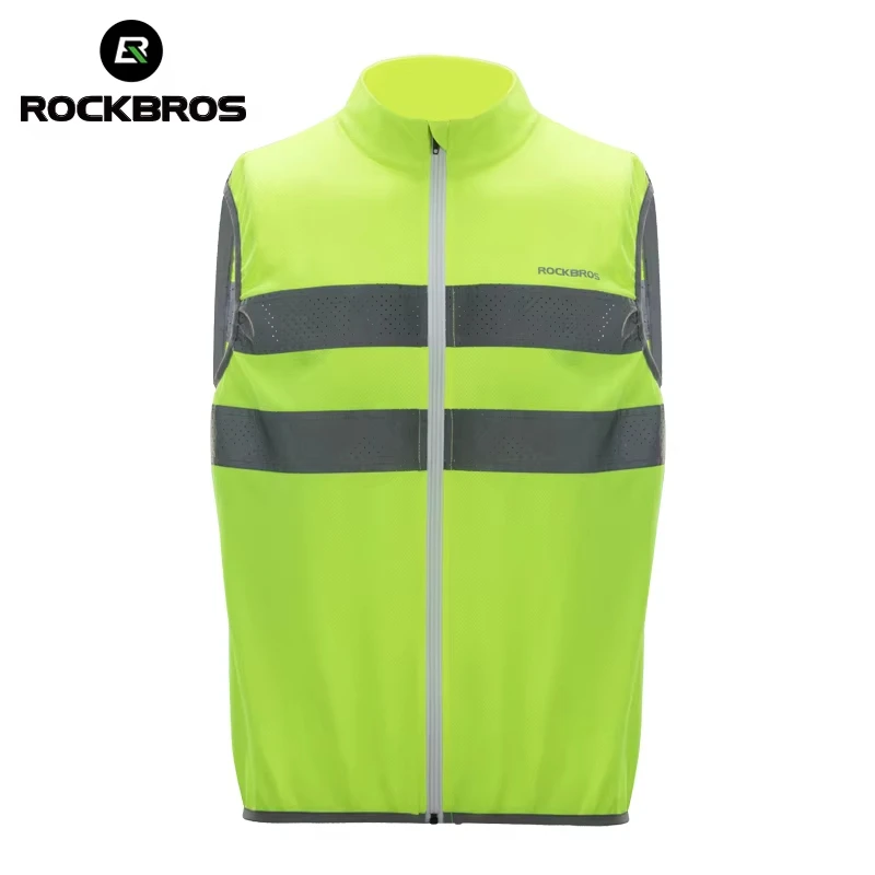 ROCKBROS Cycling Vest Reflective Safety Warning Gilet Lightweight Breathable Sleeveless Vest Men Outdoor Sports Cycling Clothing
ROCKBROS Cycling Vest Reflective Safety Warning Gilet Lightweight Breathable Sleeveless Vest Men Outdoor Sports Cycling Clothing