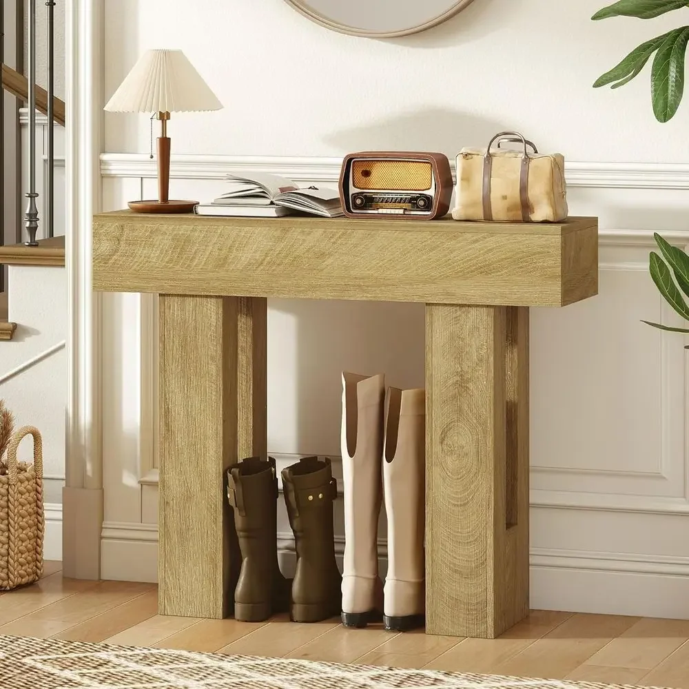41.7" Entryway Table, Narrow armhouse ole Table with Thickened Tabletop and Legs or Entryway, Behind Couch Soa, Living Room, Hal
41.7" Entryway Table, Narrow armhouse ole Table with Thickened Tabletop and Legs or Entryway, Behind Couch Soa, Living Room, Hal