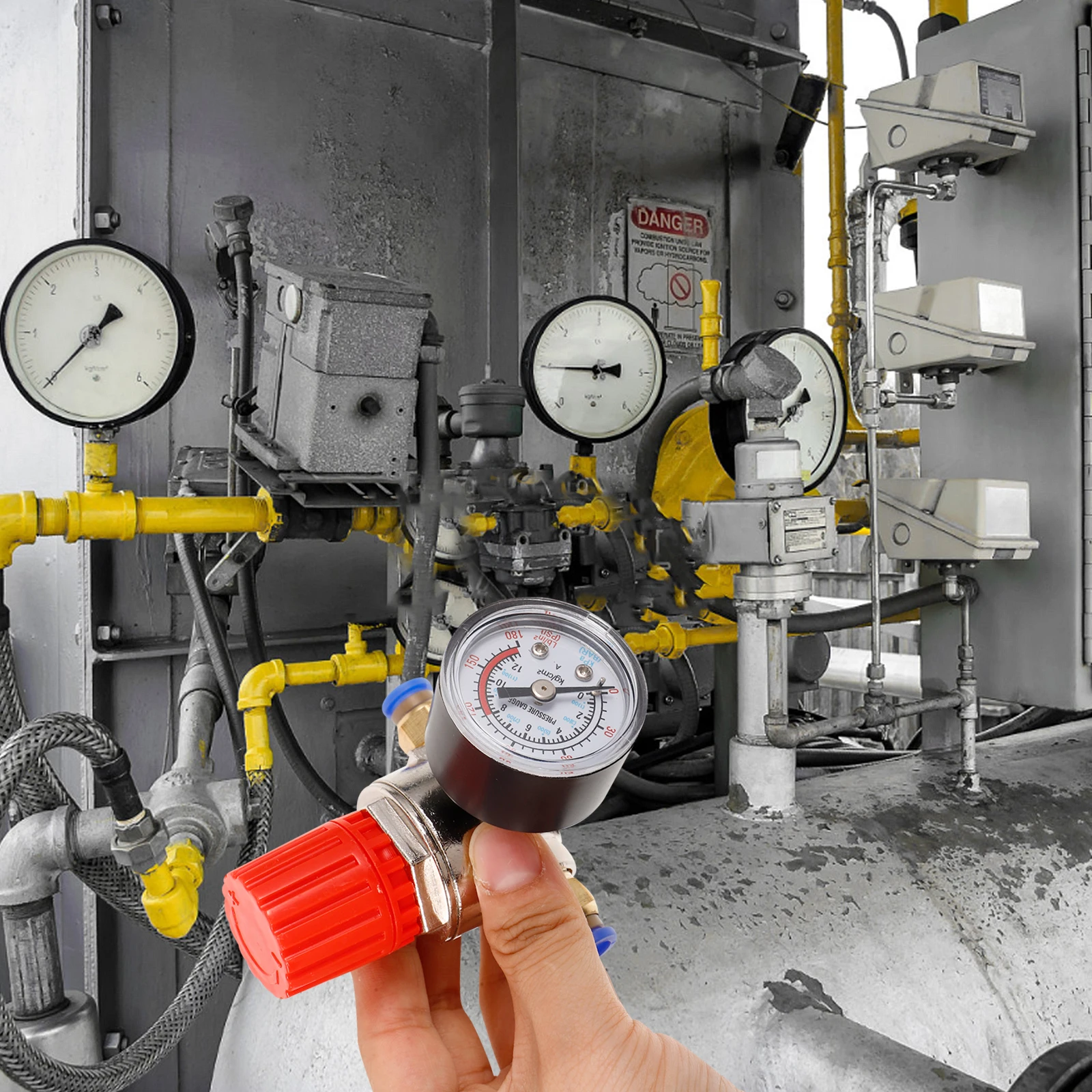 Regulator Adjustable Air Compressor Pressure Valves Control Replacement Sturdy Metal Plastic Efficient Filtration Compatibility
Regulator Adjustable Air Compressor Pressure Valves Control Replacement Sturdy Metal Plastic Efficient Filtration Compatibility