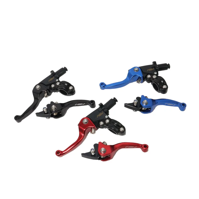 Pair of universal motorcycle clutch and brake levers, off-road bike handlebar clutch levers, suitable for ASV, CRF, YZF, XR, CQR
Pair of universal motorcycle clutch and brake levers, off-road bike handlebar clutch levers, suitable for ASV, CRF, YZF, XR, CQR