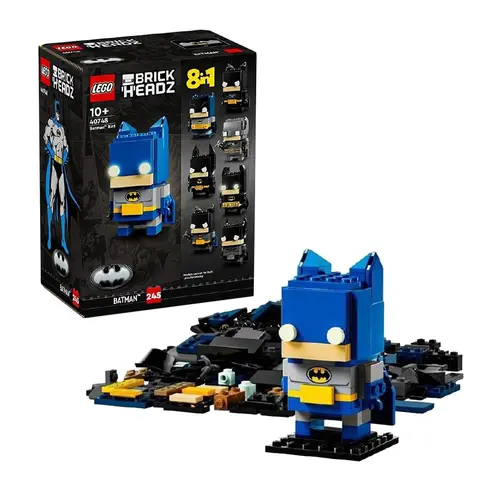 LEGO Square Head 40748 Batman 8 en 1 poupée polyvalente Puzzle bloc d'assemblage jouet cadeau