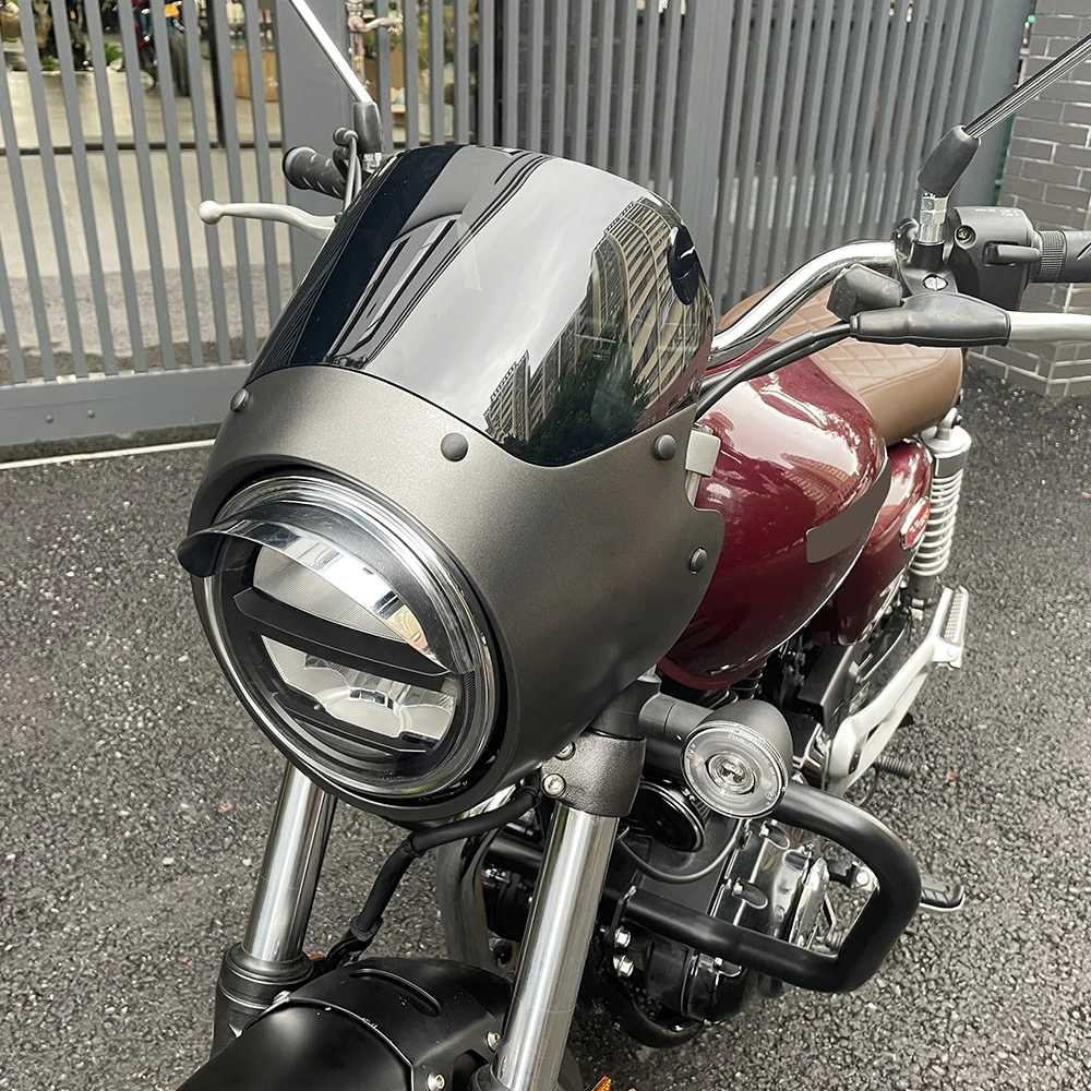 GB 350 Motorcycle Front Headlight Fairing Windshield For Honda GB350 GB350S 2023-2024 Headlamp Windscreen 
GB 350 Motorcycle Front Headlight Fairing Windshield For Honda GB350 GB350S 2023-2024 Headlamp Windscreen