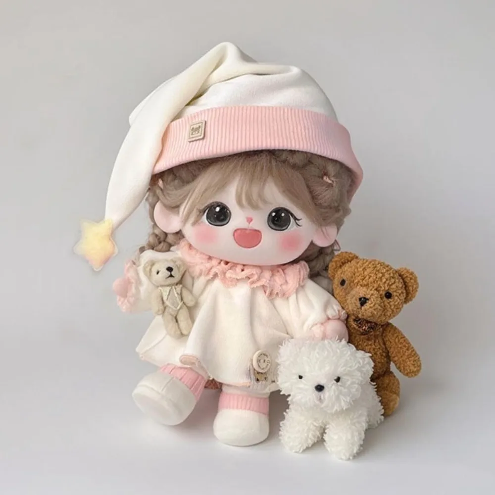 1 set Cross-Dressing Pajamas 20cm Cotton Clothes Star Hat Fashion Cotton 's Clothes Outfit Brown Clothes Accessories
1 set Cross-Dressing Pajamas 20cm Cotton Clothes Star Hat Fashion Cotton 's Clothes Outfit Brown Clothes Accessories