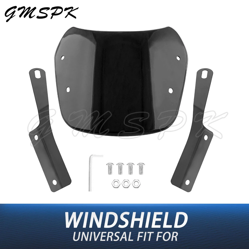 Motorcycle Wind Deflector Windshield Windscreen Universal Fit for Harley Honda Suzuki Locin Ducati 6.5-9.45 inch Headlight
Motorcycle Wind Deflector Windshield Windscreen Universal Fit for Harley Honda Suzuki Locin Ducati 6.5-9.45 inch Headlight