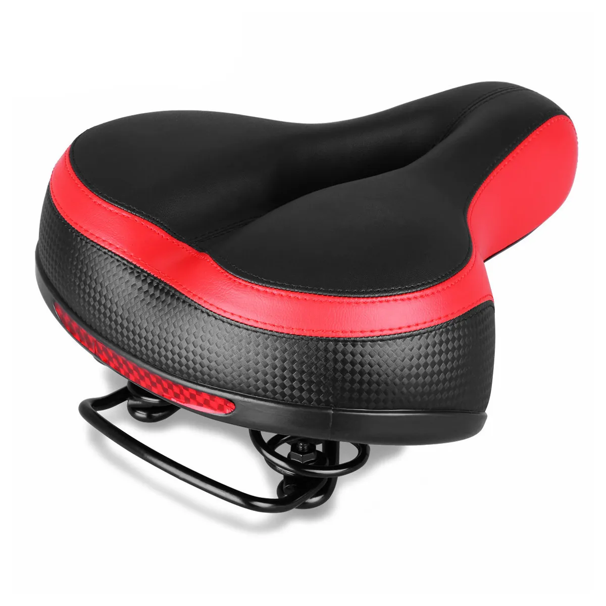 Dual Spring Suspension Cycling Saddle with Premium Shockproof Design Thick Cushioning for on Road Racing
Dual Spring Suspension Cycling Saddle with Premium Shockproof Design Thick Cushioning for on Road Racing