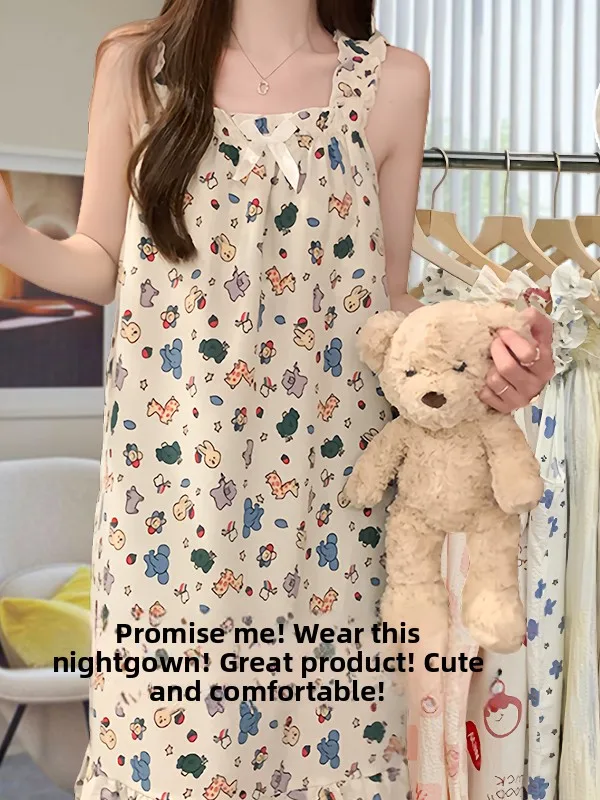 Cloud Cotton Sp Dr, женская летняя рубашка со встроенным ремешком на груди, тонкая милая ночная рубашка средней длины, новинка 2025, домашняя одежда
Cloud Cotton Sp Dr, женская летняя рубашка со встроенным ремешком на груди, тонкая милая ночная рубашка средней длины, новинка 2025, домашняя одежда