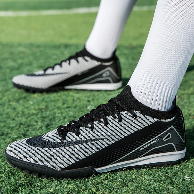 Professional Men Soccer Shoes Society Cleats Fast Non-Slip Football Shoes Indoor Training Football Field Boots TF/FG Sneaker
Professional Men Soccer Shoes Society Cleats Fast Non-Slip Football Shoes Indoor Training Football Field Boots TF/FG Sneaker