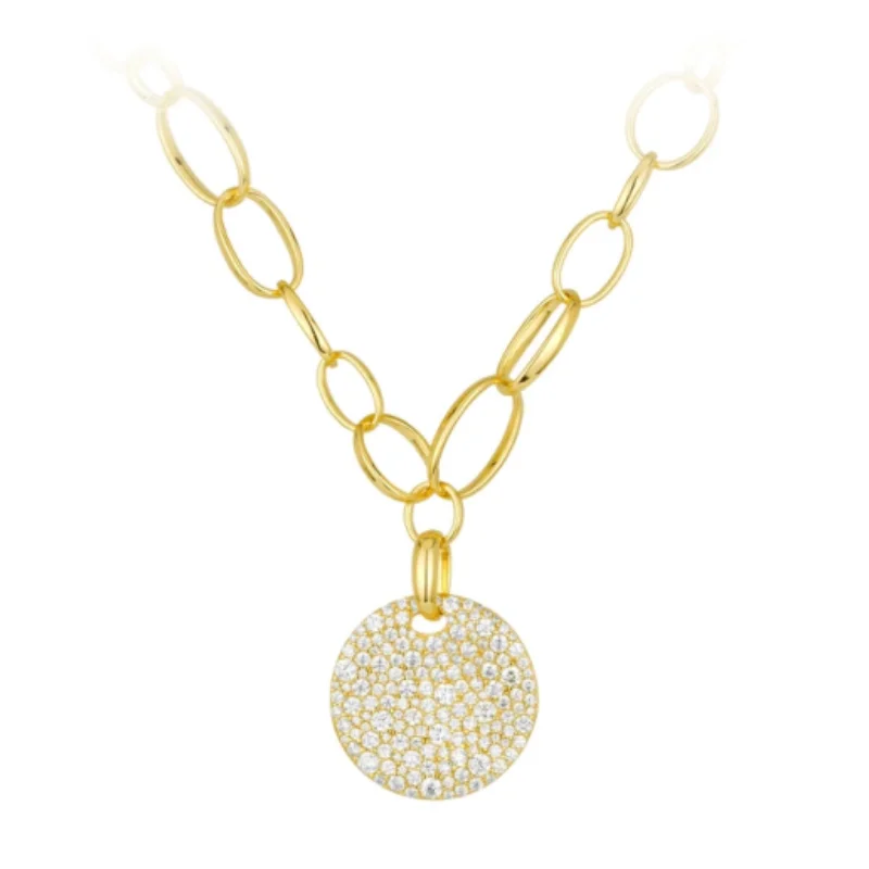 Ожерелье BELLUX из серебра 925 пробы с позолотой, сияющий круглый кулон из синтетического циркония, идеальный модный подарок
Ожерелье BELLUX из серебра 925 пробы с позолотой, сияющий круглый кулон из синтетического циркония, идеальный модный подарок