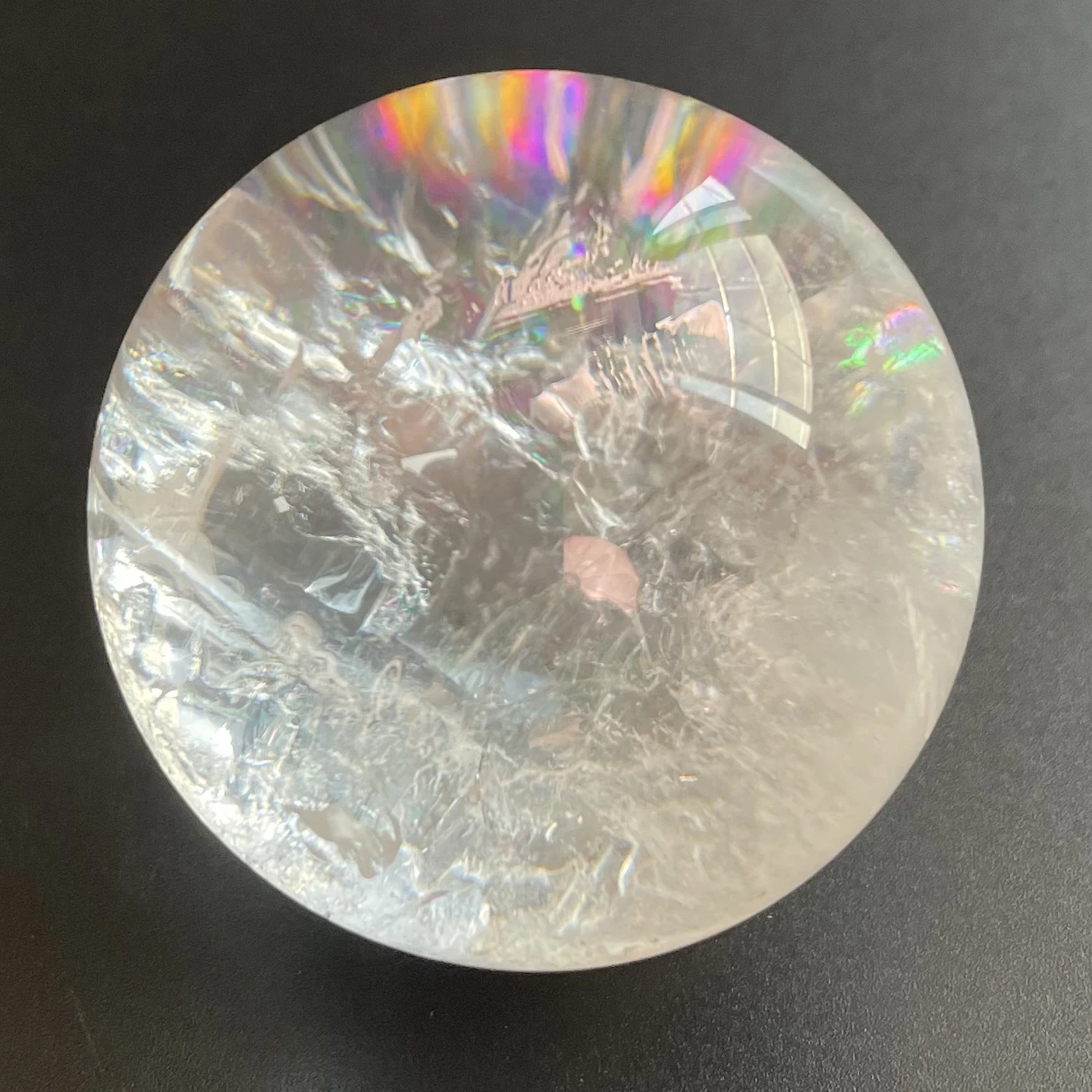 126g Natural Rainbow Crystal Ball Clear Quartz Sphere Massage Polished Reiki Healing Exquisite Room Decor Z38
126g Natural Rainbow Crystal Ball Clear Quartz Sphere Massage Polished Reiki Healing Exquisite Room Decor Z38